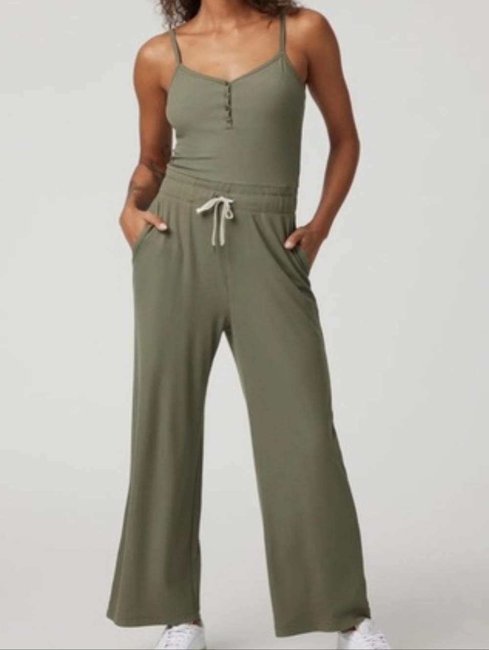 Vuori Wide-Leg Jumpsuit Large